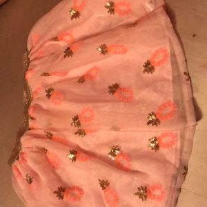 Not used skirt pink gold